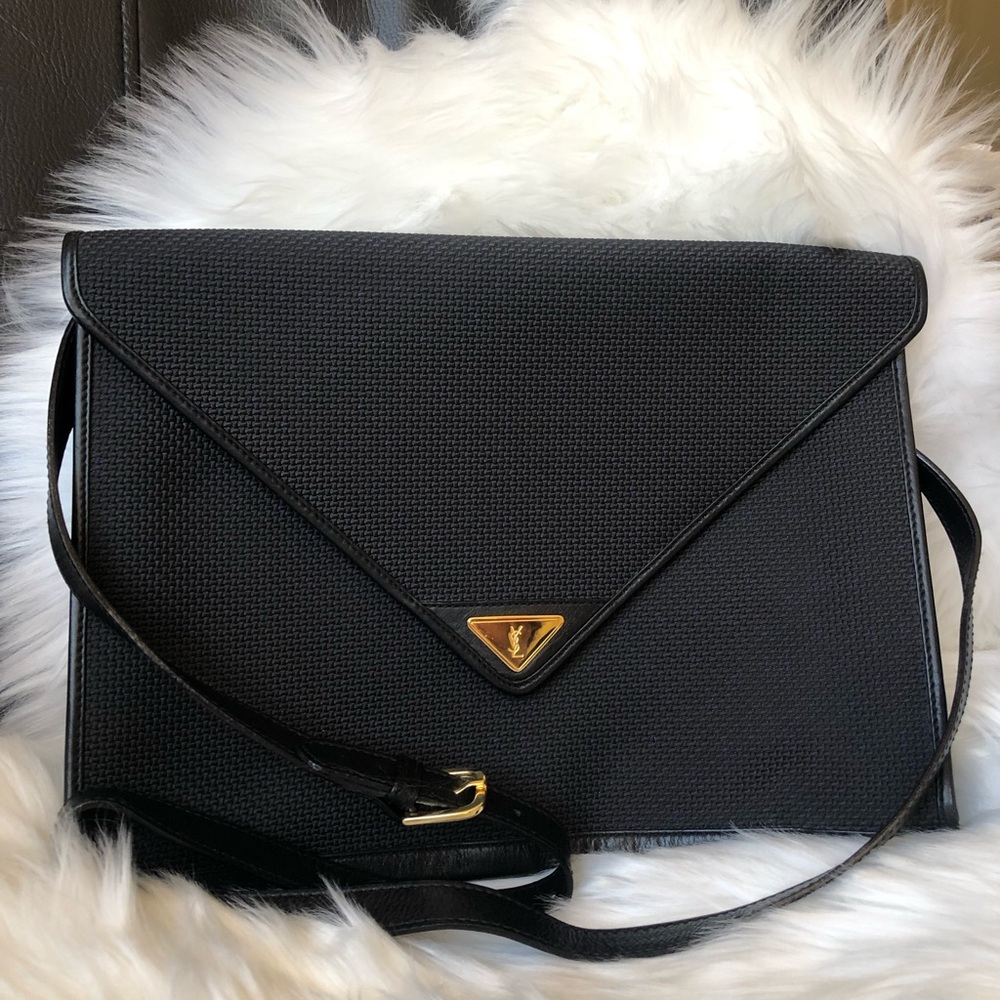 Authentic Vintage YSL Document bag 2 way